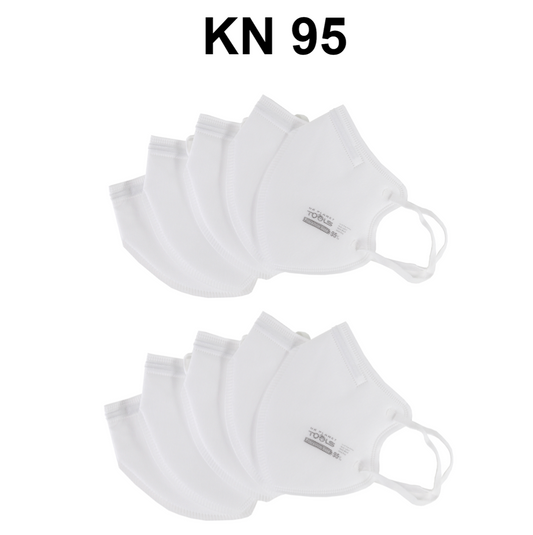 10x KN95 Mundschutz Atemschutz Maske 95% Filterleistung FPP2 vergleichbar