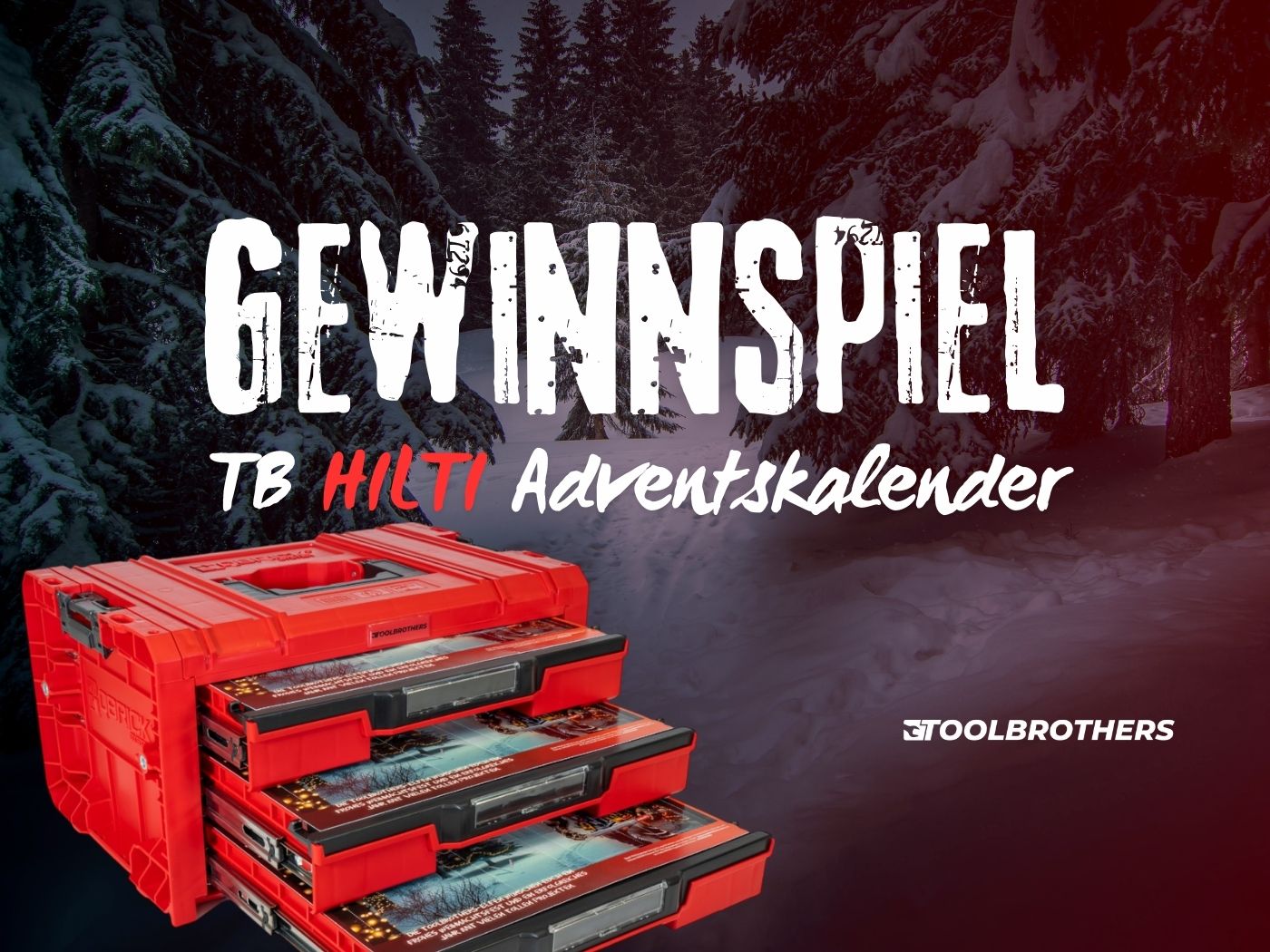 Gewinnspiel - Toolbrothers RHINO Werkzeug Adventskalender 2024 - LIMITED HILTI EDITION