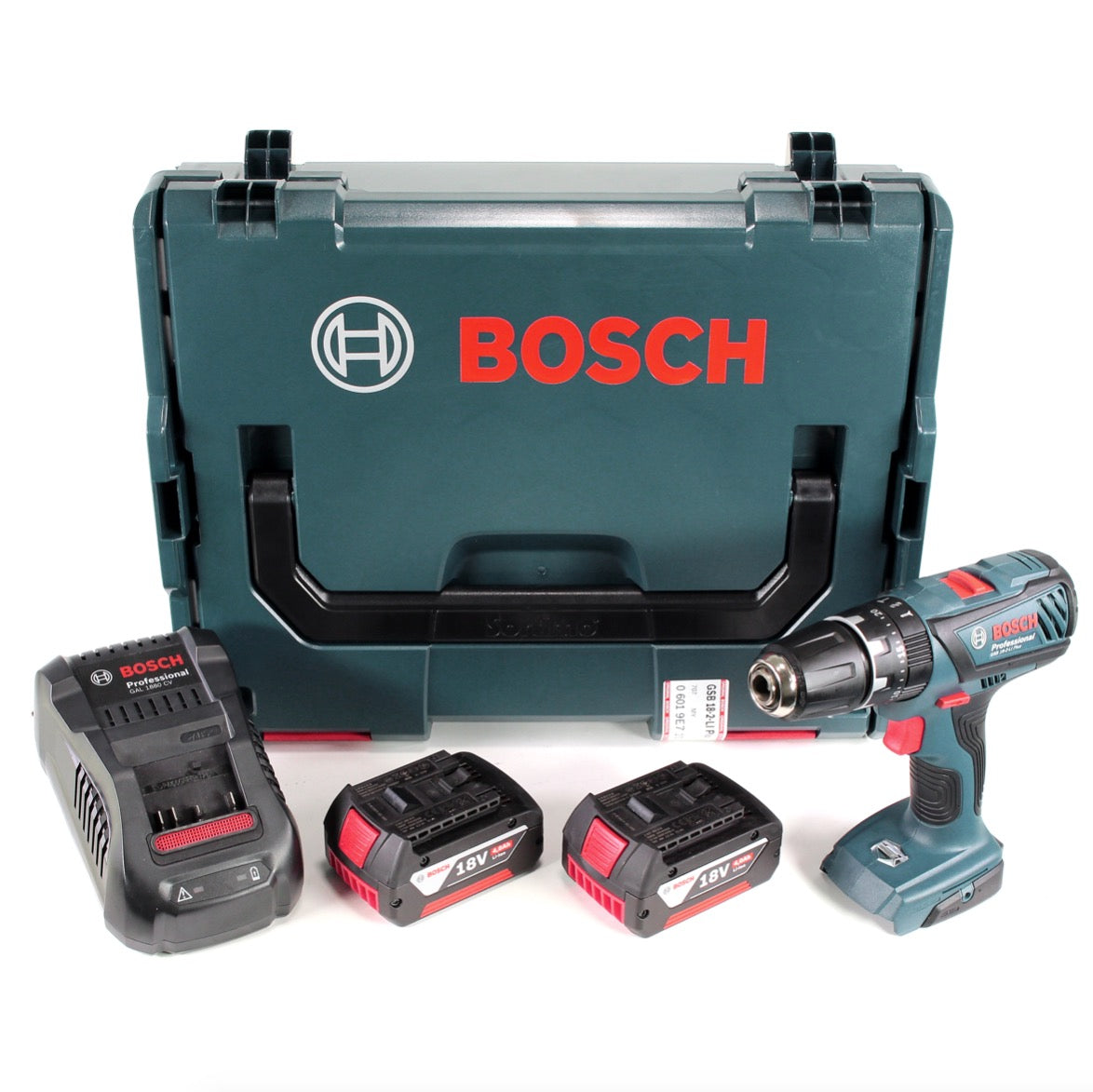 Bosch GSB 18-2-Li Plus Professional 18 V Akku Schlagbohrschrauber in L-Boxx mit 2x GBA 4,0 Ah Akku + Ladegerät - Toolbrothers