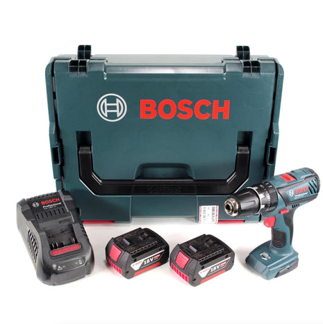 Bosch GSB 18-2-Li Plus Professional 18 V Akku Schlagbohrschrauber in L-Boxx mit 2x GBA 5,0 Ah Akku + Ladegerät - Toolbrothers