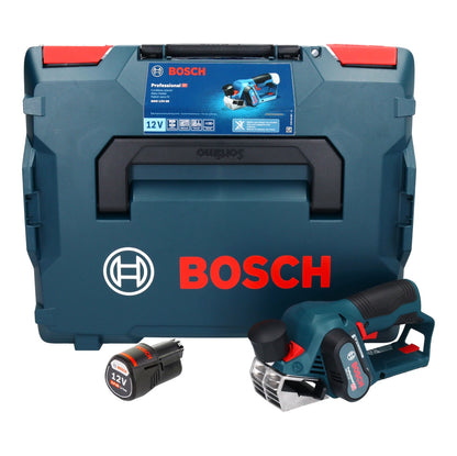 Bosch GHO 12V-20 Professional Akku Hobel 12 V Brushless + 1x Akku 3,0 Ah + L-Boxx - ohne Ladegerät - Toolbrothers