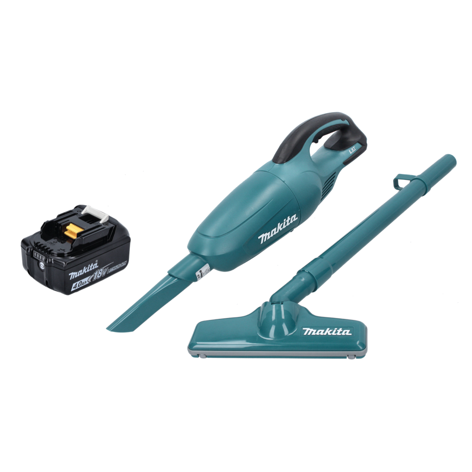 Makita DCL 180 M1 Akku Staubsauger 18 V Grün + 1x Akku 4,0 Ah - ohne Ladegerät - Toolbrothers