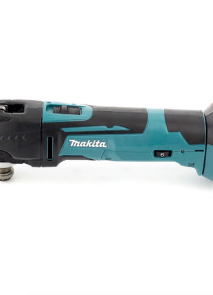 Makita DTM 51 RTJ 18 V Li-Ion Akku Multifunktion Werkzeug im Makpac + 2x 5,0 Ah Akku + Ladegerät + WellCut MT-8 8 tlg. Sägeblätter Set - Toolbrothers