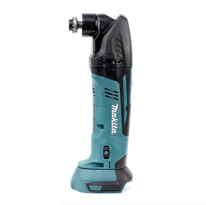 Makita DTM 50 ZJ 18V Li-Ion Akku Multifunktion Werkzeug Solo im Makpac + WellCut MT-8 8 tlg. Sägeblätter Set - Toolbrothers