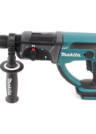 Makita DHR 202 RTJ 18 V Akku Kombihammer SDS-Plus im Makpac + 2x 5,0 Ah Akku + DC18RC Ladegerät + D-42444 SDS-Plus Bohrer-Meißel-Set 17 tlg. im Alu Koffer - Toolbrothers