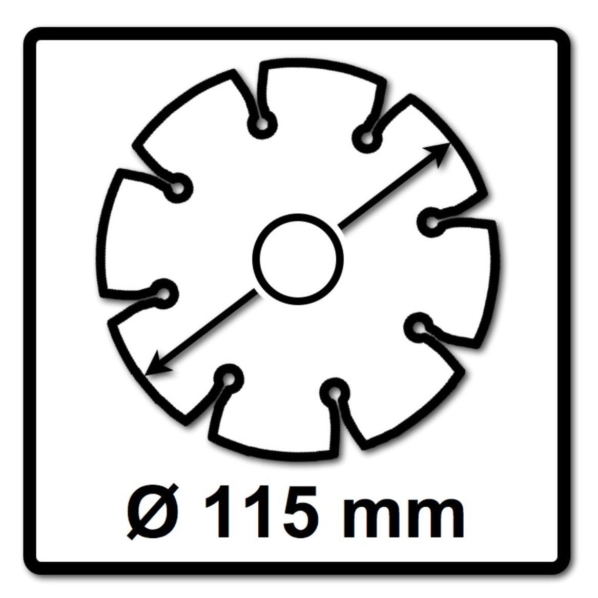 Makita Diamant Trennscheibe für Beton und Gestein 115 x 22,23 mm 10 er Pack D-52750 - Toolbrothers