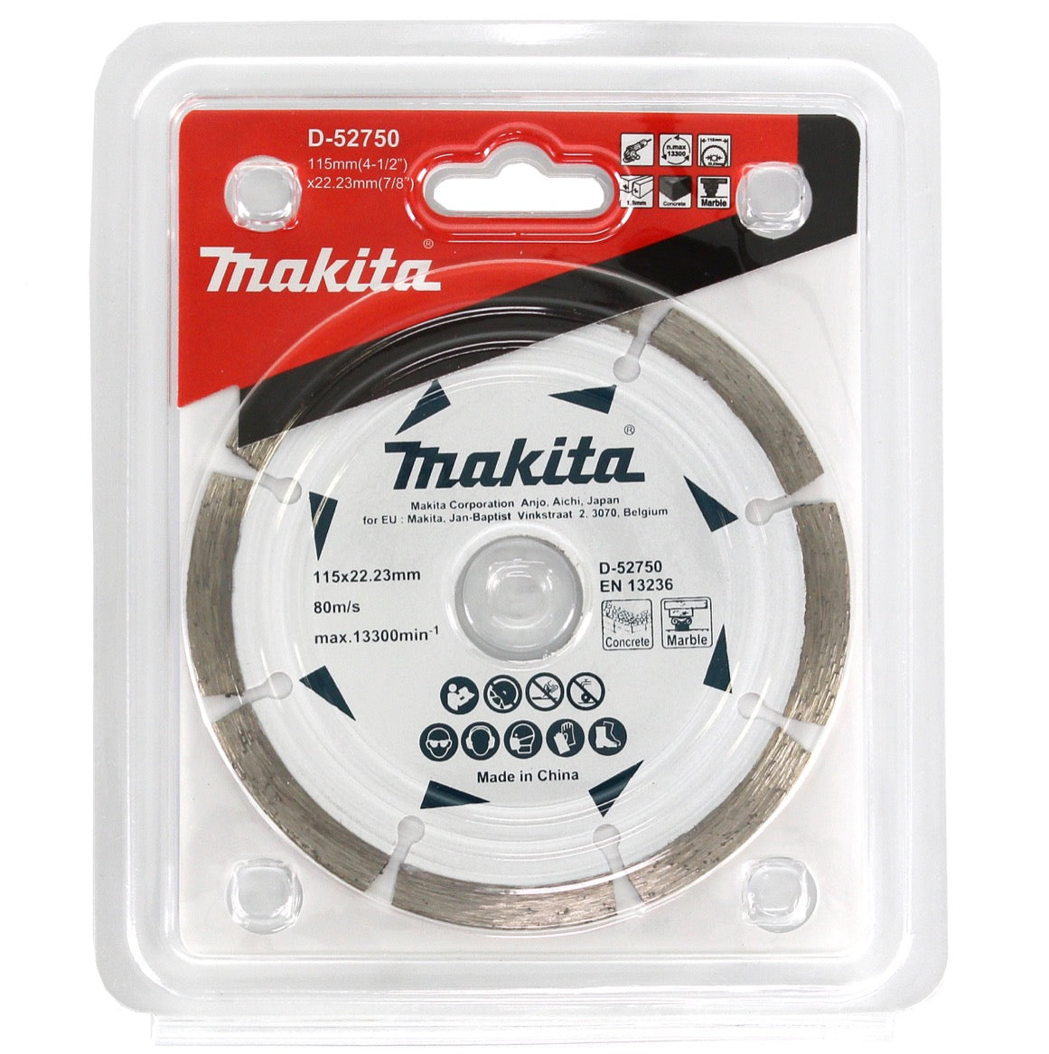 Makita Diamant Trennscheibe für Beton und Gestein 115 x 22,23 mm 10 er Pack D-52750 - Toolbrothers