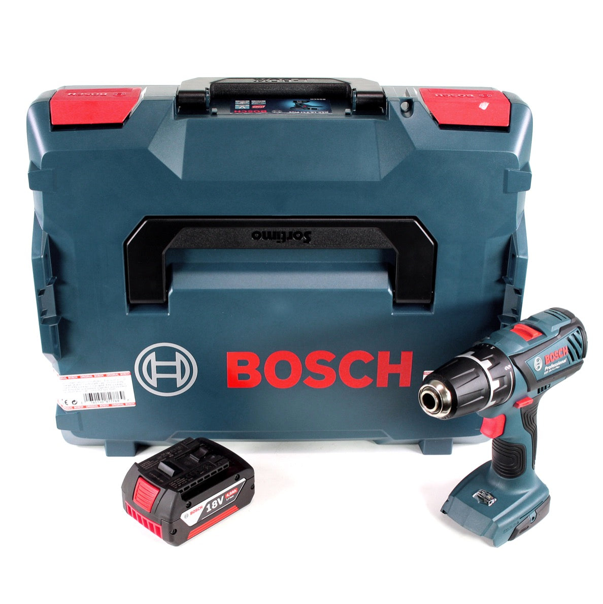 Bosch Professional GSR 18-2-Li Plus 18 V Akku Bohrschrauber in L-Boxx + 1x 4,0 Ah Akku - ohne Ladegerät - Toolbrothers