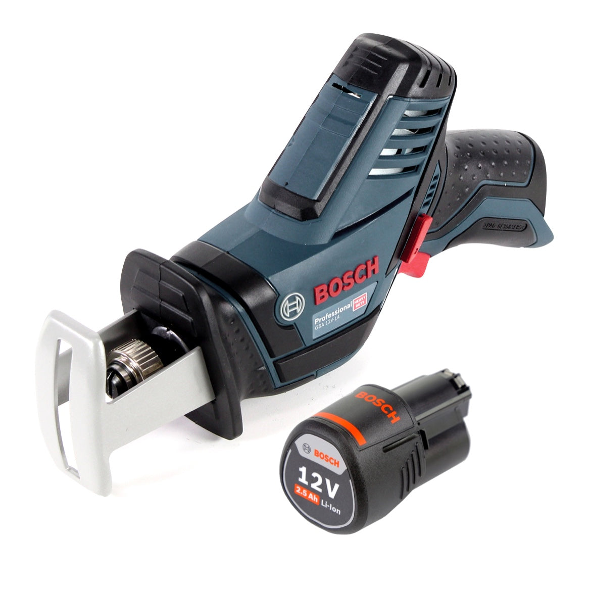 Bosch GSA 12V-14 Akku Säbelsäge 12 V + 1x Akku 2,5 Ah - ohne Ladegerät - Toolbrothers