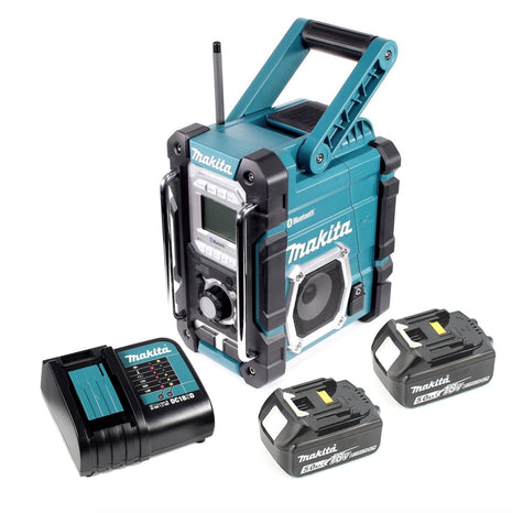 Makita DMR 106 RT Akku Baustellen Radio 7,2-18V + 2x Akku 5,0Ah + Ladegerät - Toolbrothers