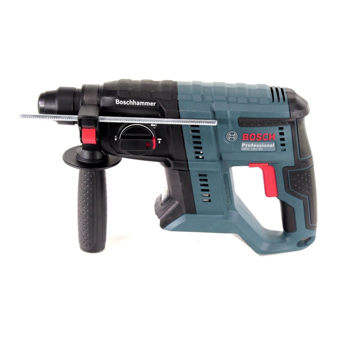 Bosch GBH 18V-20 Professional Akku Bohrhammer mit SDS-Plus Solo in Transportbox + 17tlg. Bohrer und Meißel Set - Toolbrothers