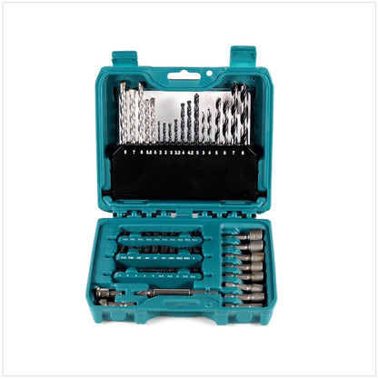 Makita DHP 453 Akku Schlagbohrschrauber 18 V 42Nm im Tanos Systainer® + DML802 Akku Lampe + 60 tlg. Bit/Bohrer Set - Toolbrothers