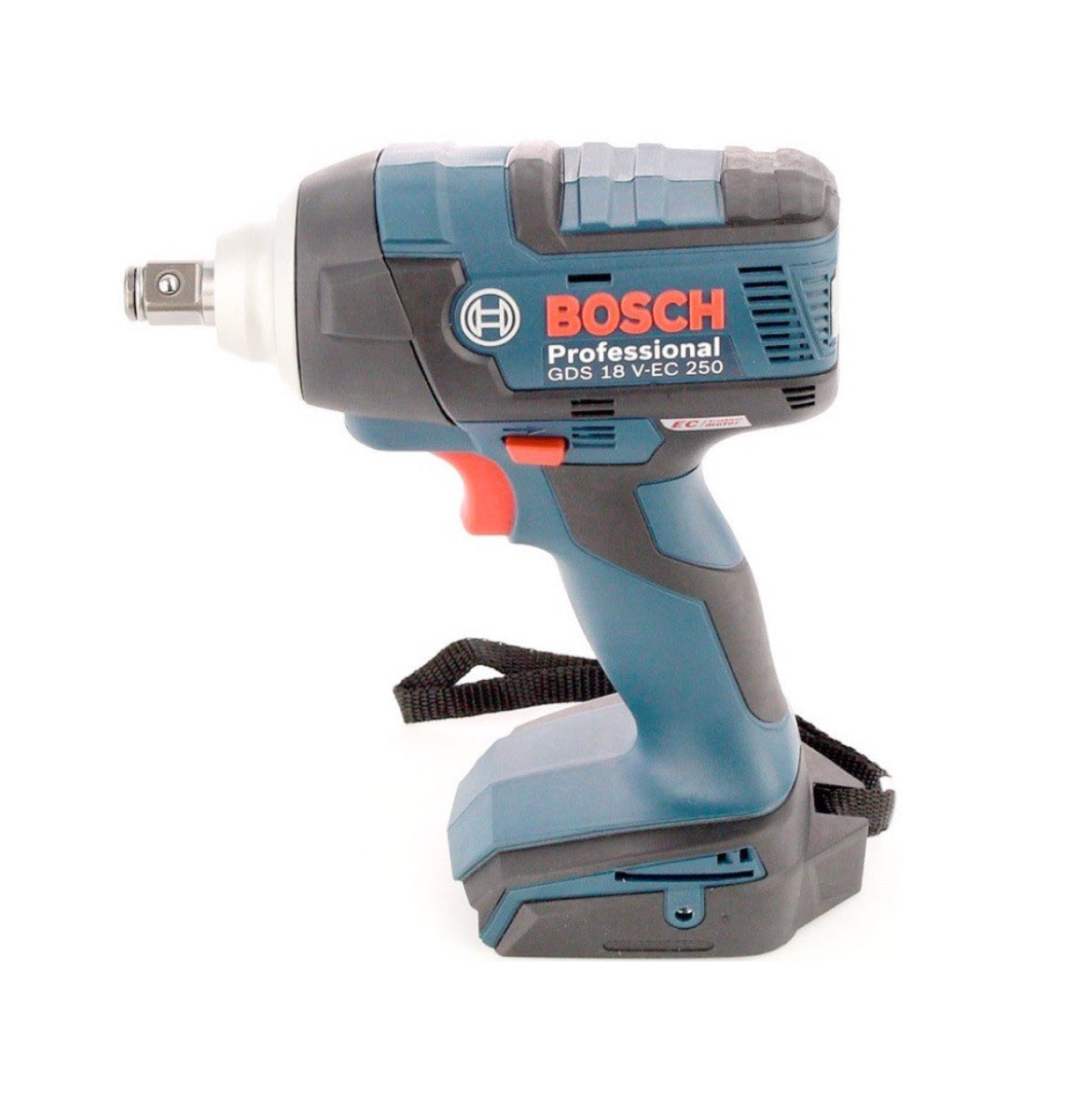 Bosch GDS 18 V-EC 250 Professional brushless Akku Drehschlagschrauber + 1 x GBA 18 V 5 Ah Akku +1/2" Steckschlüssel Einsätze Außen Sechskant Nüsse Set 9 tlg. ( 2608551100 ) - Toolbrothers