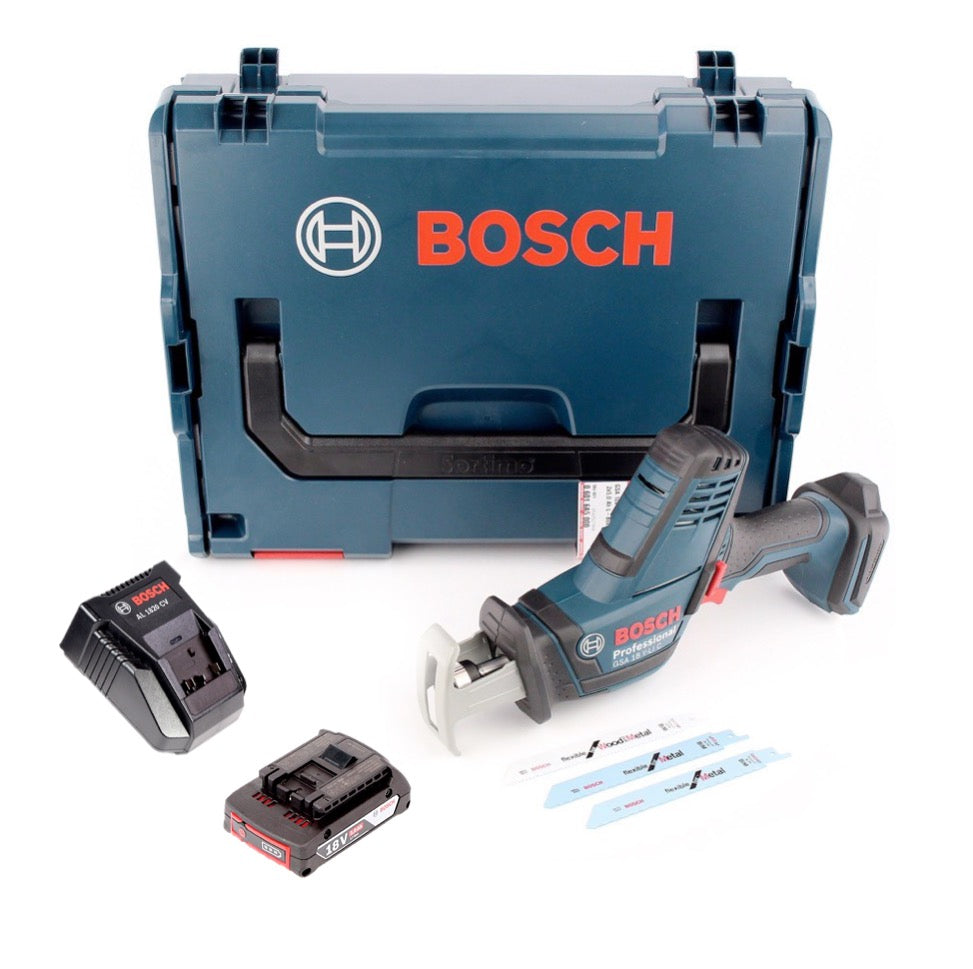 Bosch GSA 18V-Li C Akku Reciprosäge 18V Säbelsäge in L-Boxx + 1x 2,0 Ah Akku + Ladegerät - Toolbrothers