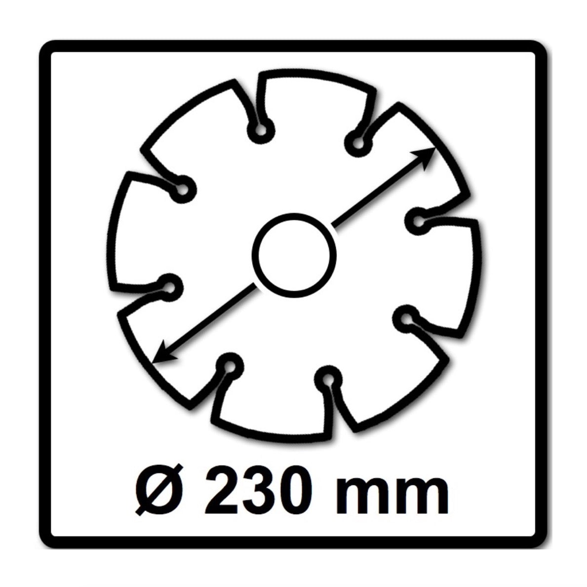 WellCut Diamond Blade Diamant Trennscheibe 230 x 25,4 mm  ( 555 230 / 25 ) - Toolbrothers