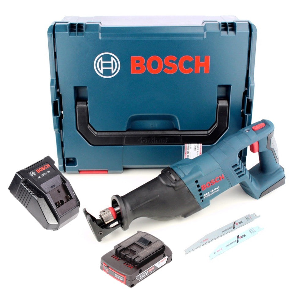 Bosch GSA 18 V-LI Akku Säbelsäge 18V + 1x Akku 2,0Ah + Ladegerät + L-Boxx - Toolbrothers