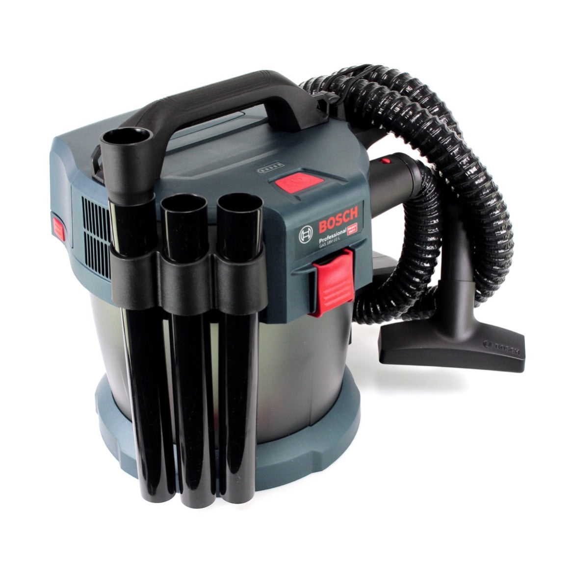 Bosch GAS 18V-10 L Professional Li-Ion Akku Staubsauger Nass- und Trockensauger + 1x GBA 2,0 Ah Akku + AL 1820 CV Ladegerät - Toolbrothers