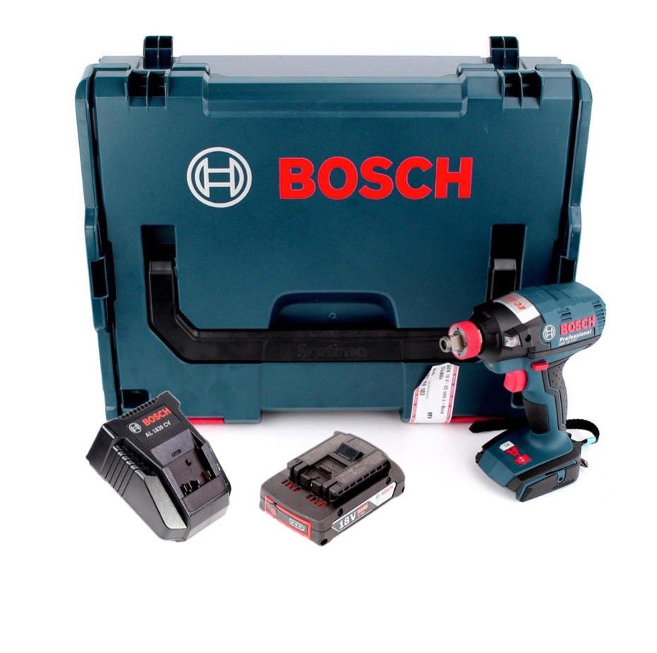 Bosch GDX 18 V-EC Professional 18 V  Akku Drehschlagschrauber in L-Boxx + 1x 2,0 Ah Akku + AL 1820 CV Ladegerät - Toolbrothers