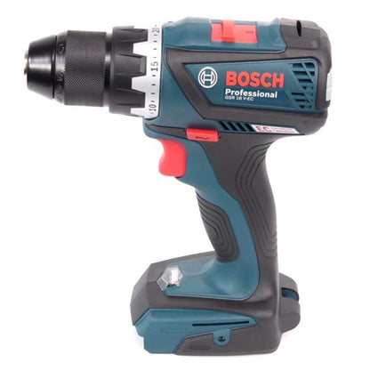 Bosch GSR 18 V-EC Akku Bohrschrauber brushless mit Metallbohrfutter (neue Version von 2016) + 1 x GBA 2 Ah Akku + AL 1820 Ladegerät in L-Boxx - Toolbrothers