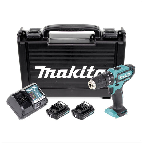 Makita HP 331 10,8 V Akku Schlagbohrschrauber im Transportkoffer mit 2x 2 Ah Akku + Ladegerät - Toolbrothers