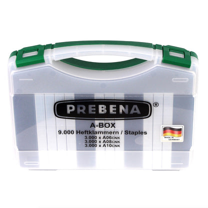 Prebena 1XR-A16 Luftdruck Druckluftnagler im Transportkoffer + A-BOX 9.000 Heftklammern / Staples - Toolbrothers