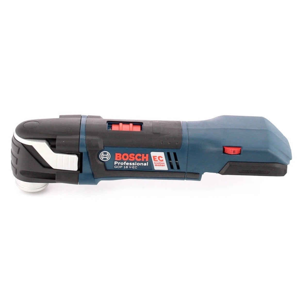 Bosch GOP 18 V-EC Professional brushless Akku Multi Cutter in L-Boxx + 1x GBA 2 Ah Akku + AL 1820 Ladegerät + 20 tlg. Zubehör-Set - Toolbrothers