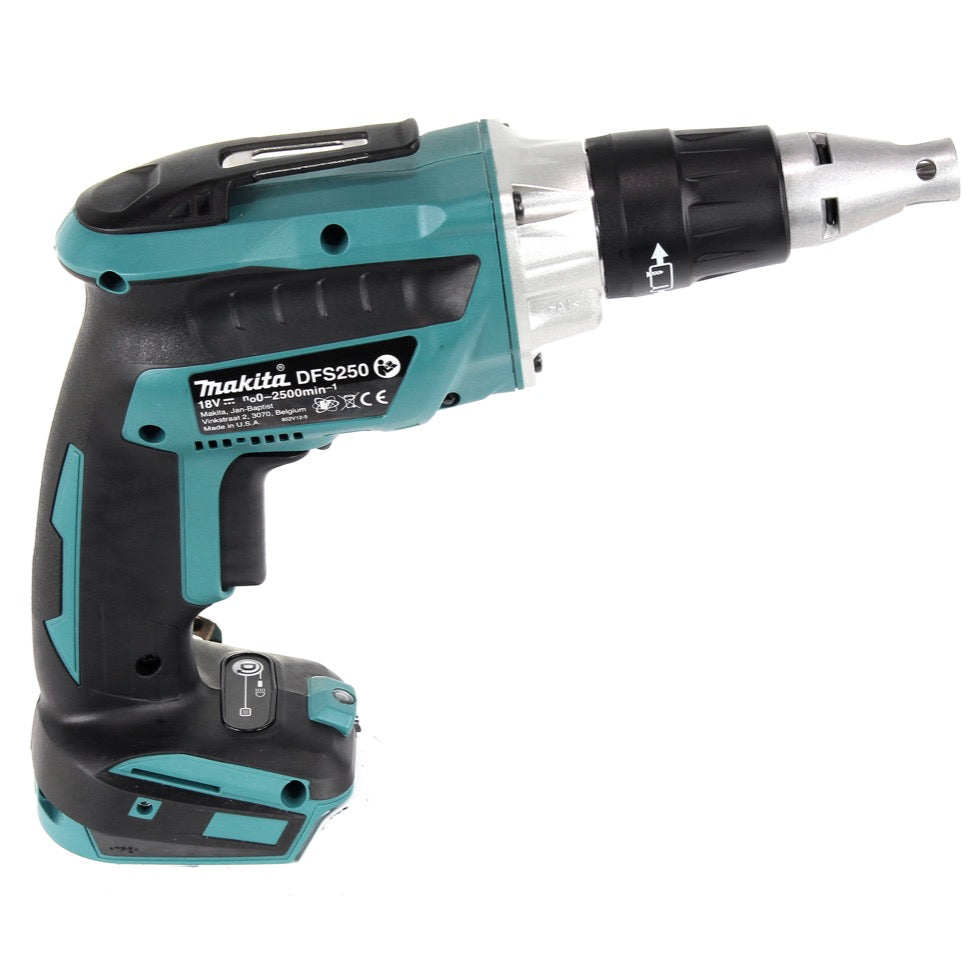 Makita DFS 250 ZJ Akku Trockenbauschrauber 18 V Brushless + Makpac - ohne Akku, ohne Ladegerät - Toolbrothers