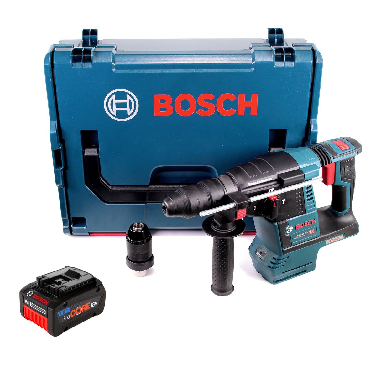 Bosch GBH 18V-26 F Akku Bohrhammer 18V 2,6J SDS-Plus in L-Boxx mit 1x 7,0Ah ProCORE Akku - Toolbrothers