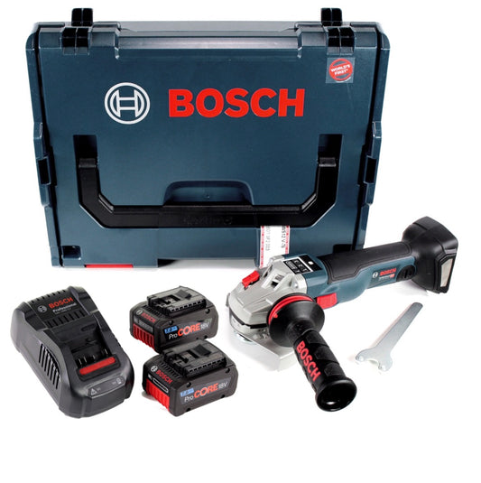 Bosch GWS 18 V-125 SC Professional Akku Winkelschleifer 125mm brushless in L-Boxx + 2x GBA 7,0 Ah ProCORE Akku + GAL 1880 Ladegerät - Toolbrothers