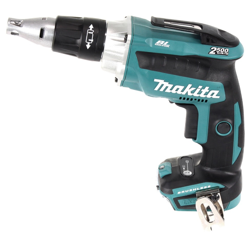 Makita DFS 250 RGJ Akku Trockenbauschrauber 18 V Brushless + 2x Akku 6,0 Ah + Ladegerät + Makpac - Toolbrothers