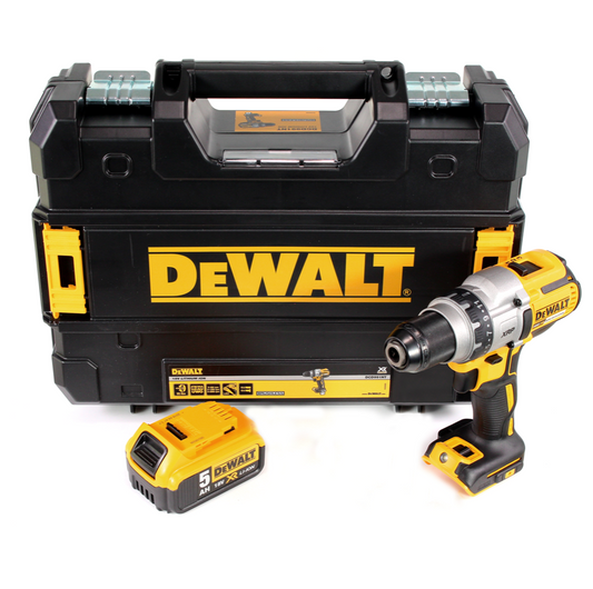 DeWalt DCD 991 Akku Bohrschrauber 18V 95Nm Brushless + 1x Akku 5,0Ah + TSTAK - ohne Ladegerät - Toolbrothers