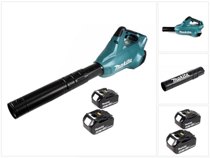 Makita DUB 362 M 2x18 Volt Akku Laubbläser Akku-Gebläse + 2x 4 Ah Akku - ohne Ladegerät - Toolbrothers