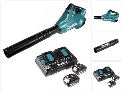 Makita DUB 362 PT Akku Laubbläser 36V + 2x Akkus 5,0Ah + Doppellladegerät - Toolbrothers