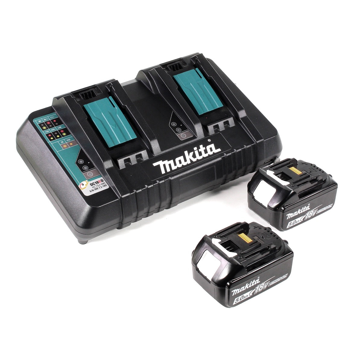 Makita DUB 362 PT Akku Laubbläser 36V + 2x Akkus 5,0Ah + Doppellladegerät - Toolbrothers