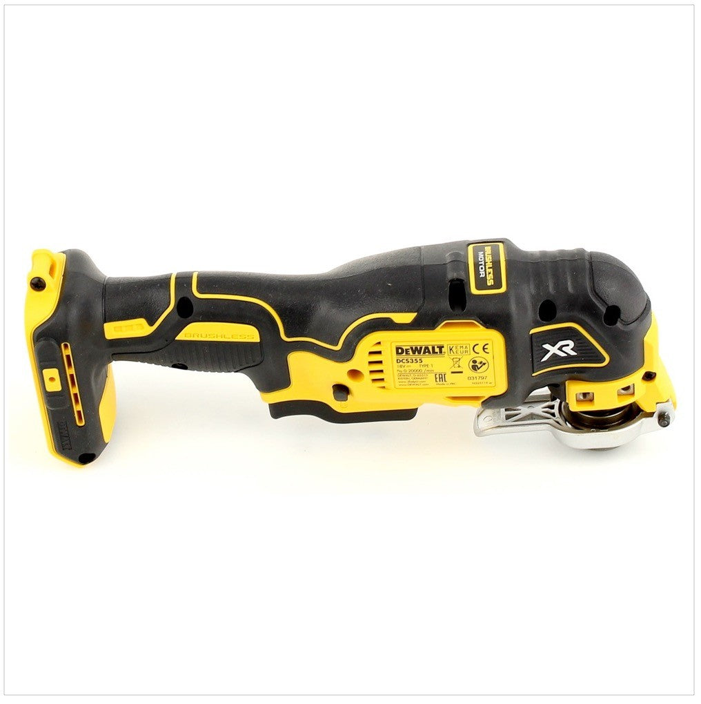 DeWalt DCS 355 N Akku Oszillierer Multitool 18 V Brushless + 29 tlg. Zubehör + 8x Sägeblätter - ohne Akku, ohne Ladegerät - Toolbrothers