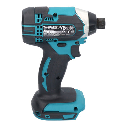 Makita DTD 152 SF1J-R clé à chocs sans fil 18 V 165 Nm 1/4" + 1x batterie 3,0 Ah + chargeur + RHINO