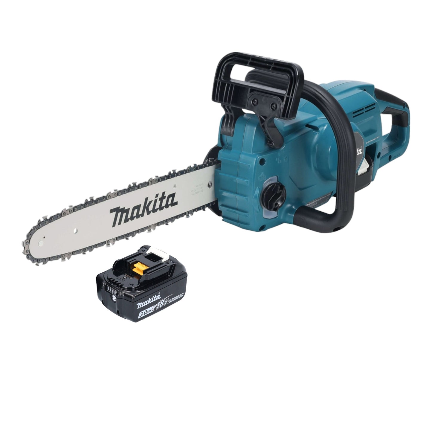 Makita DUC 357 FX3 Akku Kettensäge 18 V 35 cm Brushless + 1x Akku 3,0 Ah - ohne Ladegerät