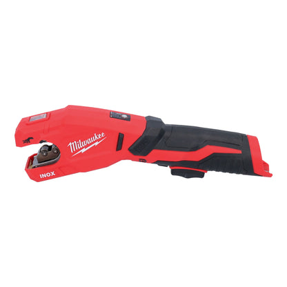 Milwaukee M12 PCSS-201C Akku Edelstahl Rohrabschneider 12 V 12 - 28 mm + 1x Akku 2,0 Ah + Ladegerät + Koffer