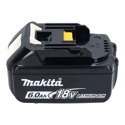 Makita DMC 300 G1J Meuleuse d'angle sans balais 18 V 76 mm + 1x batterie 6,0 Ah + Makpac - sans chargeur