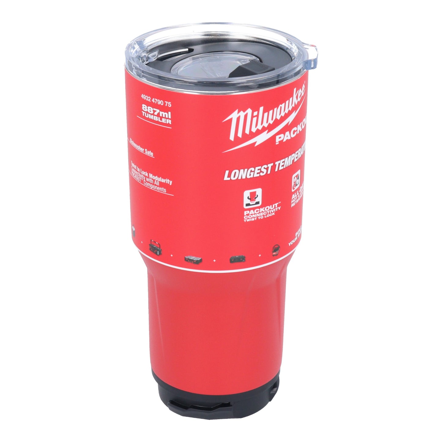 Milwaukee PACKOUT tasse thermos 887 ml rouge 1 pièce ( 4932479075 )