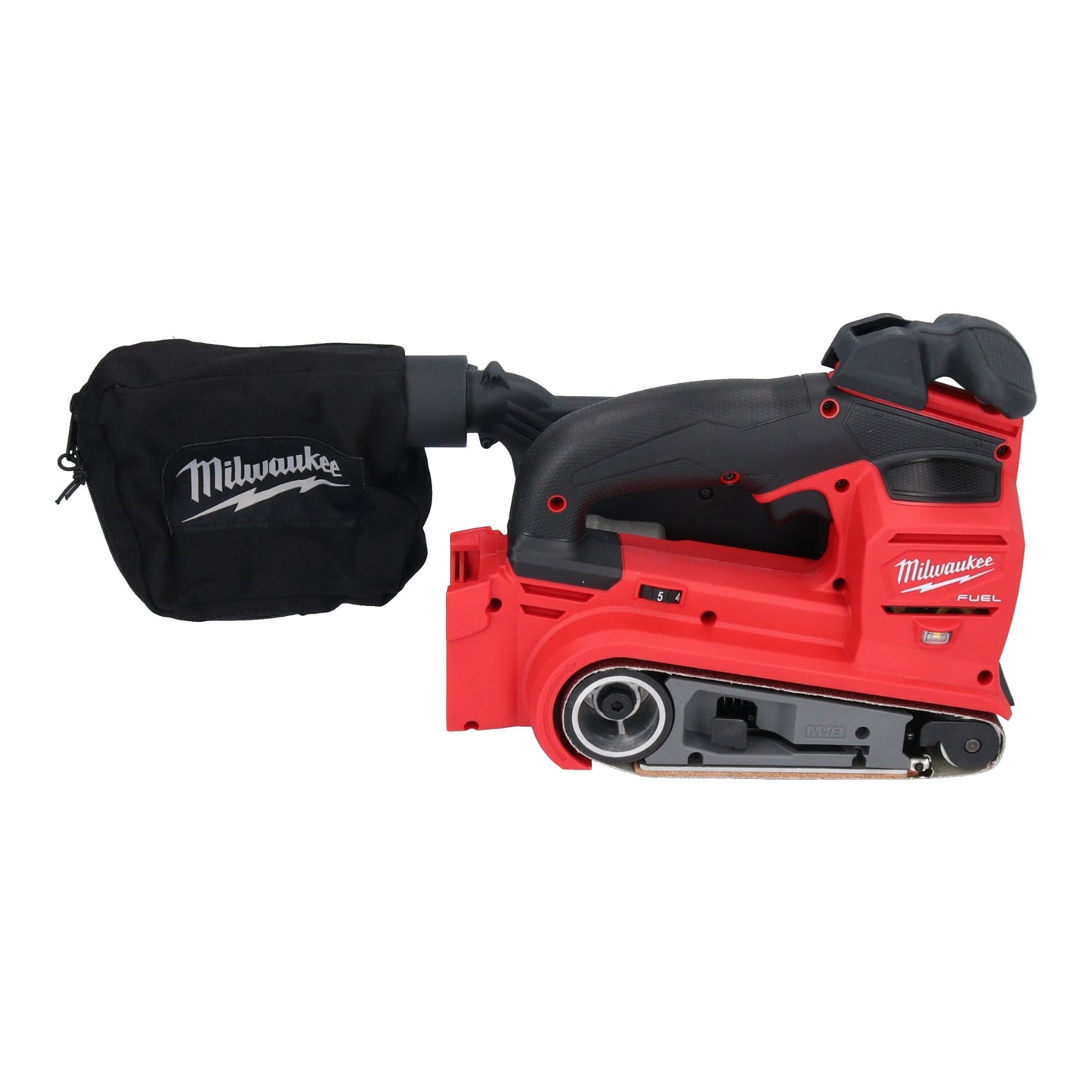 Milwaukee M18 FBTS75-501X Akku Bandschleifer 18 V 75 x 457 mm Brushless + 1x Akku 5,0 Ah + HD Box - ohne Ladegerät