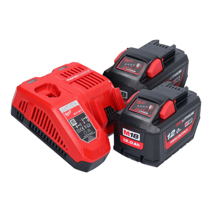 Milwaukee M18 FCHS-122 Akku Kettensäge 18 V 40 cm Brushless + 2x Akku 12,0 Ah + Ladegerät