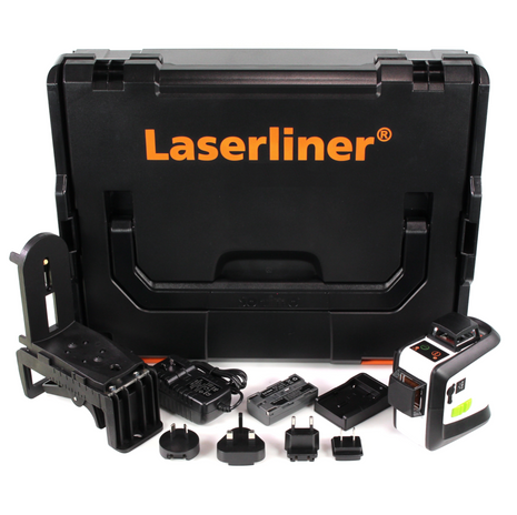 Laserliner SuperPlane-Laser 3G Pro + 1x Akku 7,4Ah + Ladegerät + Crossgrip + L-Boxx ( 036.650L ) - Toolbrothers