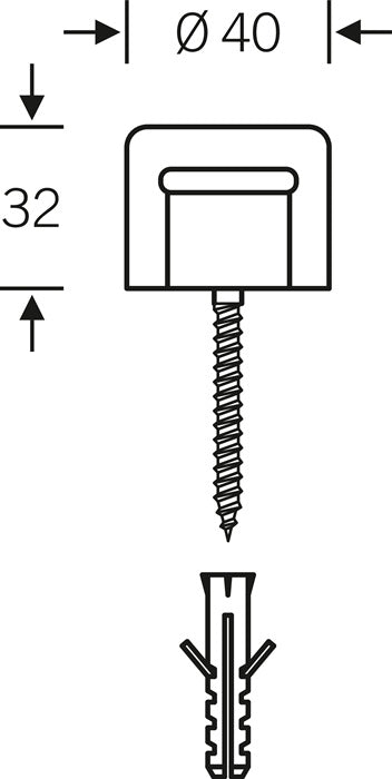 FSB Wandtürpuffer 38 3880 Gummi schwarz ( 3316002006 )