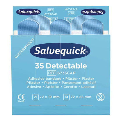 SALVEQUICK Pflasterstrips Salvequick detectable ( 4000386491 )