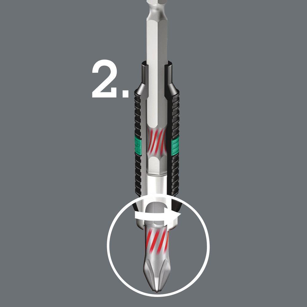 WERA Bit 855/1 BTH 1/4 ″ PZD 3 Länge 25 mm ( 4000829562 )