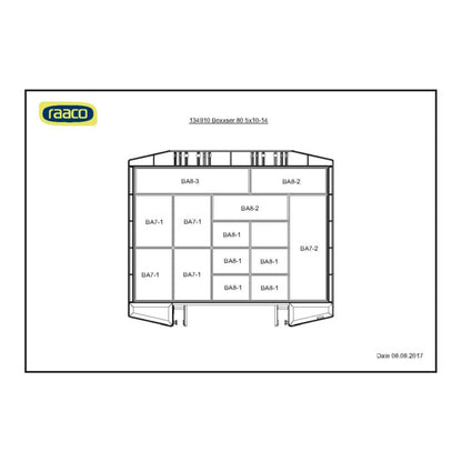 Mallette d'assortiment RAACO boxxser L421xP361xH78mm (4000871553)