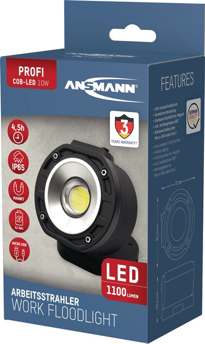 ANSMANN LED-Akkustrahler FL1100R 3,7 V 4000 mAh ( 4000902124 )