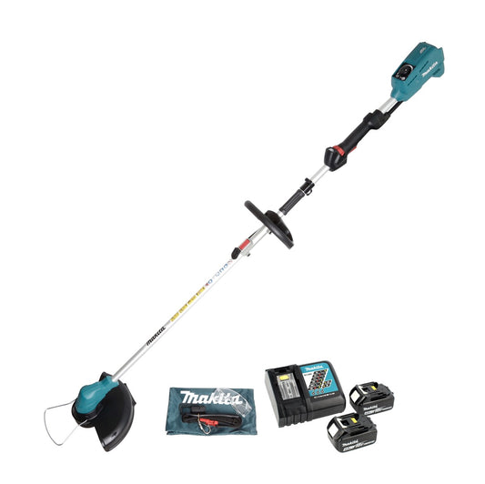 Makita DUR 183 LRM2 Akku Rasentrimmer 18V 300mm Brushless + 2x Akku 4,0Ah + Ladegerät - Toolbrothers