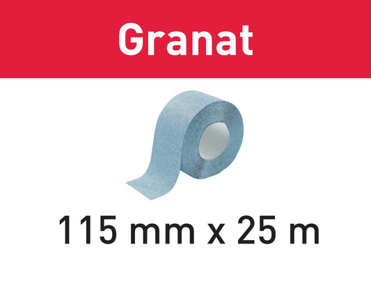 Festool 115x25m P100 GR Schleifrolle Granat ( 201106 ) für Handschleifmittel
